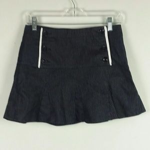 Zara TRF pinstripe mini skirt